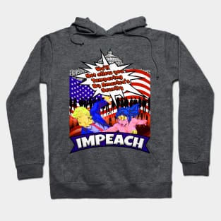 Impeach trump- we'll not allow you tampering by america's scurity Hoodie